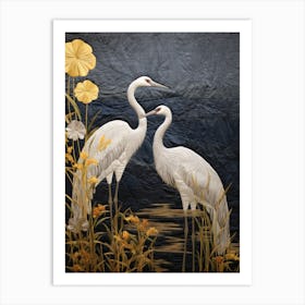 Egrets 2 Art Print