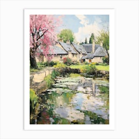 Bibury (Gloucestershire) Painting 6 Art Print