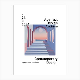 Abstract Design Archive Poster 06 Art Print