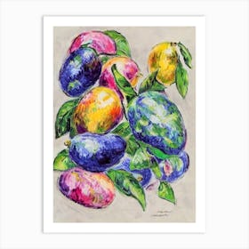 Passionfruit 1 Vintage Sketch Fruit Art Print
