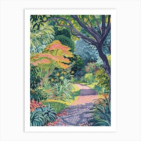 Kew Green London Parks Garden 2 Painting Art Print