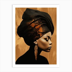 Portrait Of African Woman 7 Art Print