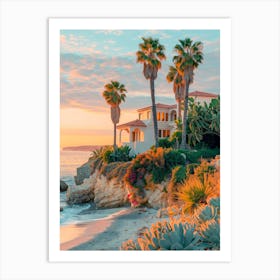 California Dreaming - Laguna Sunset Art Print