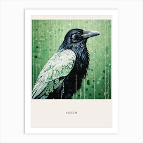Ohara Koson Inspired Bird Painting Raven 3 Poster Art Print