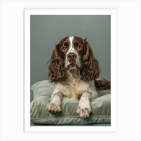 Springer Spaniel.Generated AI. Art Print 3 Art Print