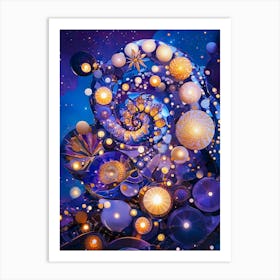 Astro universe Art Print