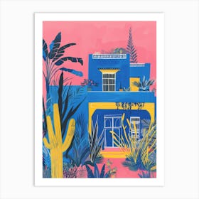 Cactus House 3 Art Print