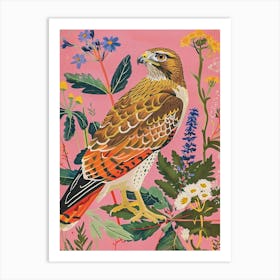 Spring Birds Red Tailed Hawk 5 Art Print