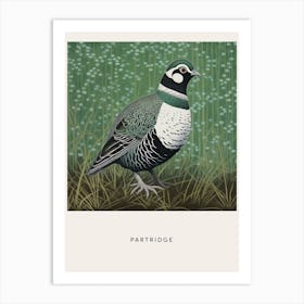 Ohara Koson Inspired Bird Painting Partridge 2 Poster Art Print