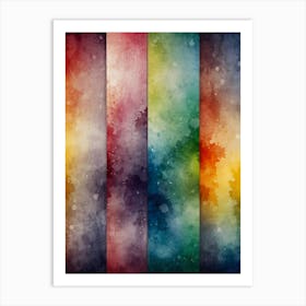 Watercolor Backgrounds Art Print