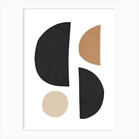 Geometry with circles 2 Art Print