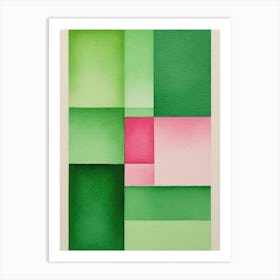 Abstract Squares 2 Art Print