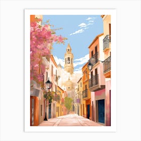 Valencia Spain 7 Illustration Art Print