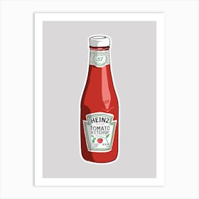 Ketchup Art Print