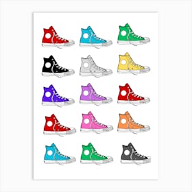 Good Shoes On White Art Print