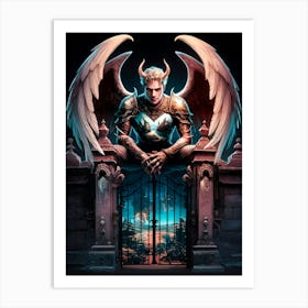 Angel Of The Gate Art Print