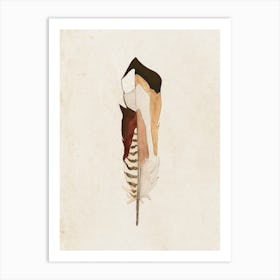 SouthWesternFeather B Art Print