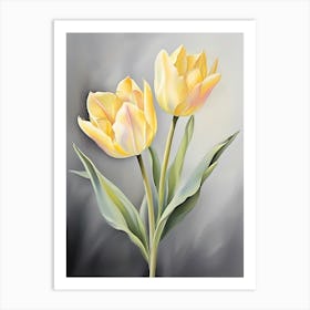 Yellow Tulips Art Print