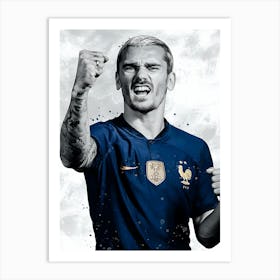 Antoine Griezmann France 1 Art Print