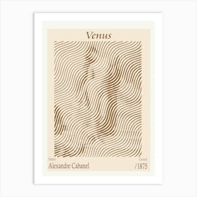 Venus – Alexandre Cabanel (1875) Art Print