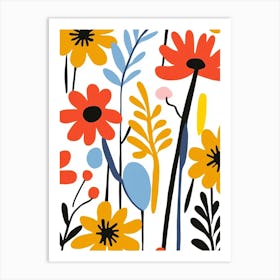 Floral Pattern 12 Art Print