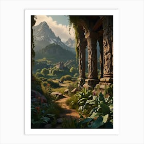 Ruins Of A City 1 Art Print