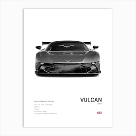 Aston Martin Vulcan Art Print