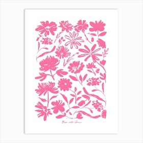 Pink Flower Art Print