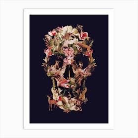 Jungle Skull Art Print