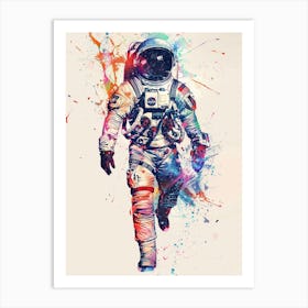 Astronaut Canvas Print 6 Art Print