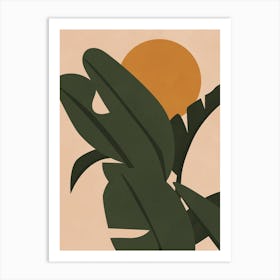 Banana Leaves Art Print