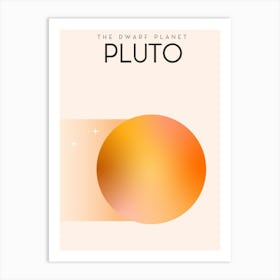 Dwarf Planet Pluto Art Print