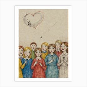 Children'S Choir Art Print