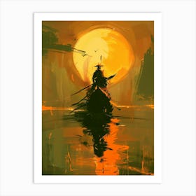 Samurai Painting Art Print