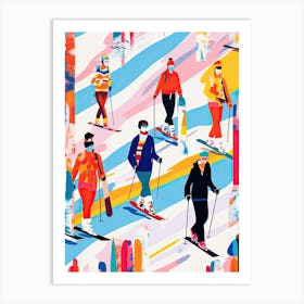 Val Thorens   France, Ski Resort Illustration 2 Art Print