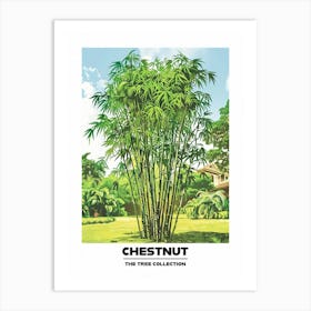 Chestnut Tree Storybook Illustration 2 Poster Art Print