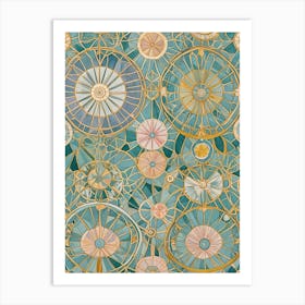 Kaleidoscope Mosaic Art Print