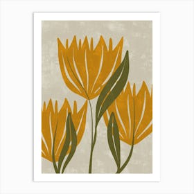 Yellow Tulips Art Print