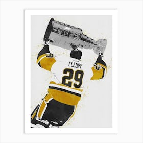 Marc Andre Fleury Pittsburgh Penguins Art Print