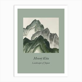 Landscapes Of Japan Mount Kita 104 Art Print