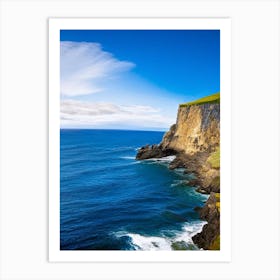 Coastal Cliffs And Rocky Shores Waterscape Photography 2 Art Print