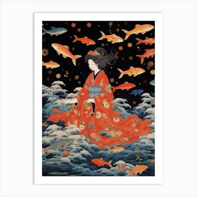 Ukiyo Beauty Japanese Style 16 Art Print