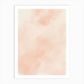 Pastel Pink Clouds Art Print