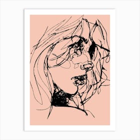 Portrait Of A Woman 17 Art Print