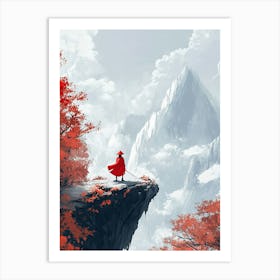 Red Cloak Art Print