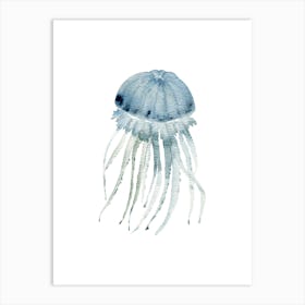 Jellyfish Watercolor Painting 2 Art Print