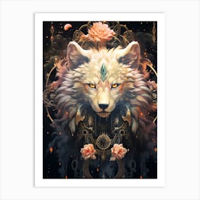 Wolf Head Art Print