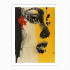 'Black And Yellow' Art Print