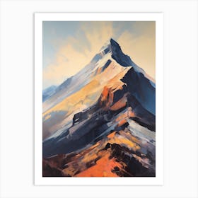 Snowdon Wales 3 Mountain Painting Art Print