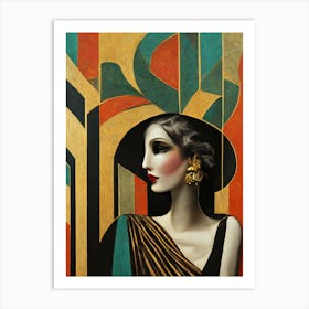 Art Deco Glamour Art Print
